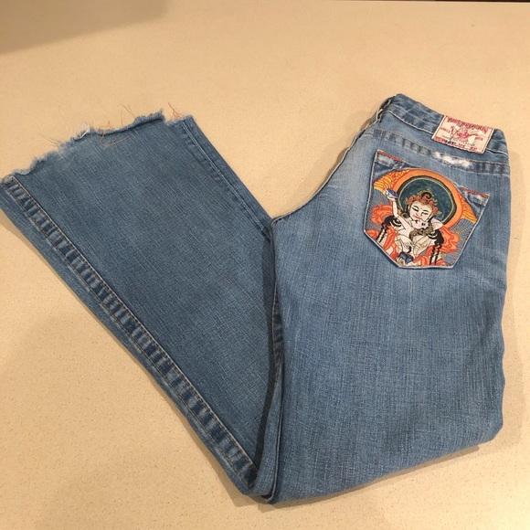 TRUE RELIGION Jeans Godiva/Buddha RARE, Vintage 💫💫💫 - Picture 8 of 8